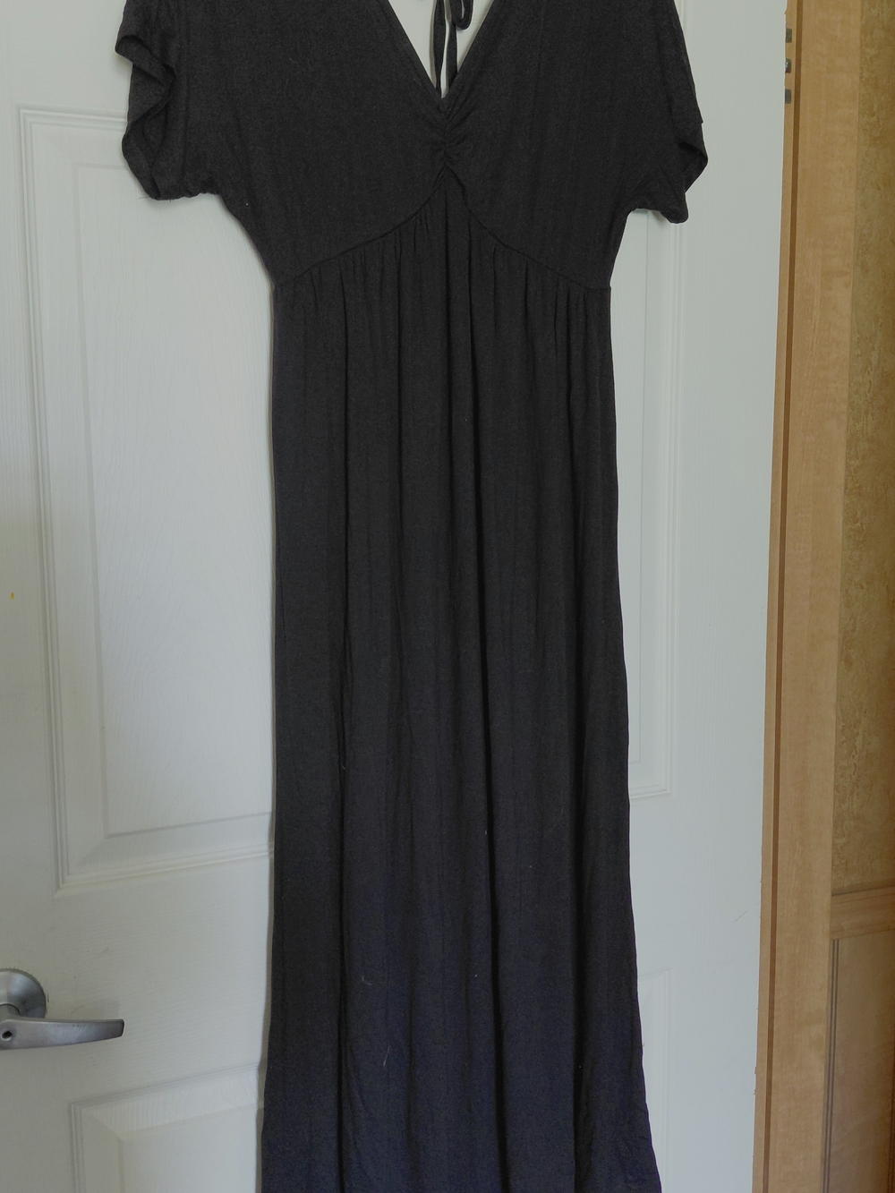 Tiffany & Co. Black V-Neck Maxi Dress